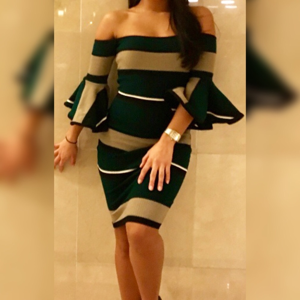 A sweater dress